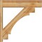 Ekena Millwork Merced Block Rough Sawn Outlooker, Western Red Cedar, 8"W x 36"D x 36"H OUT08X36X36MRC05RWR - alternate 3